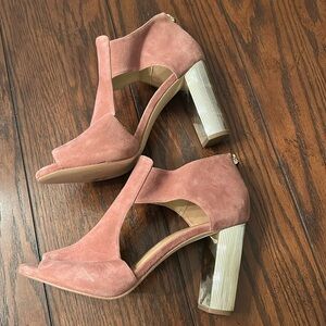 Michael Kors Pink Suede Heels